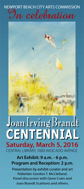 Joan Irving Brandt Centennial Celebration
